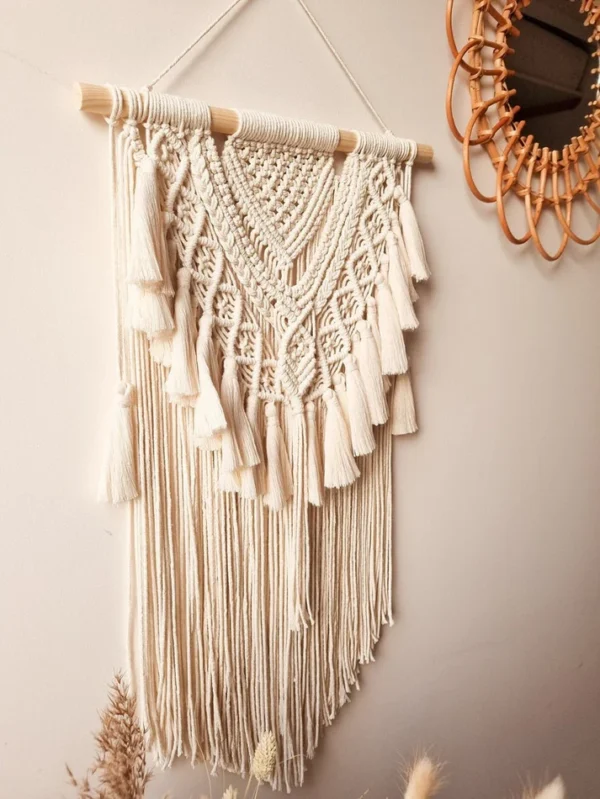 Bohemian macrame wall hanging